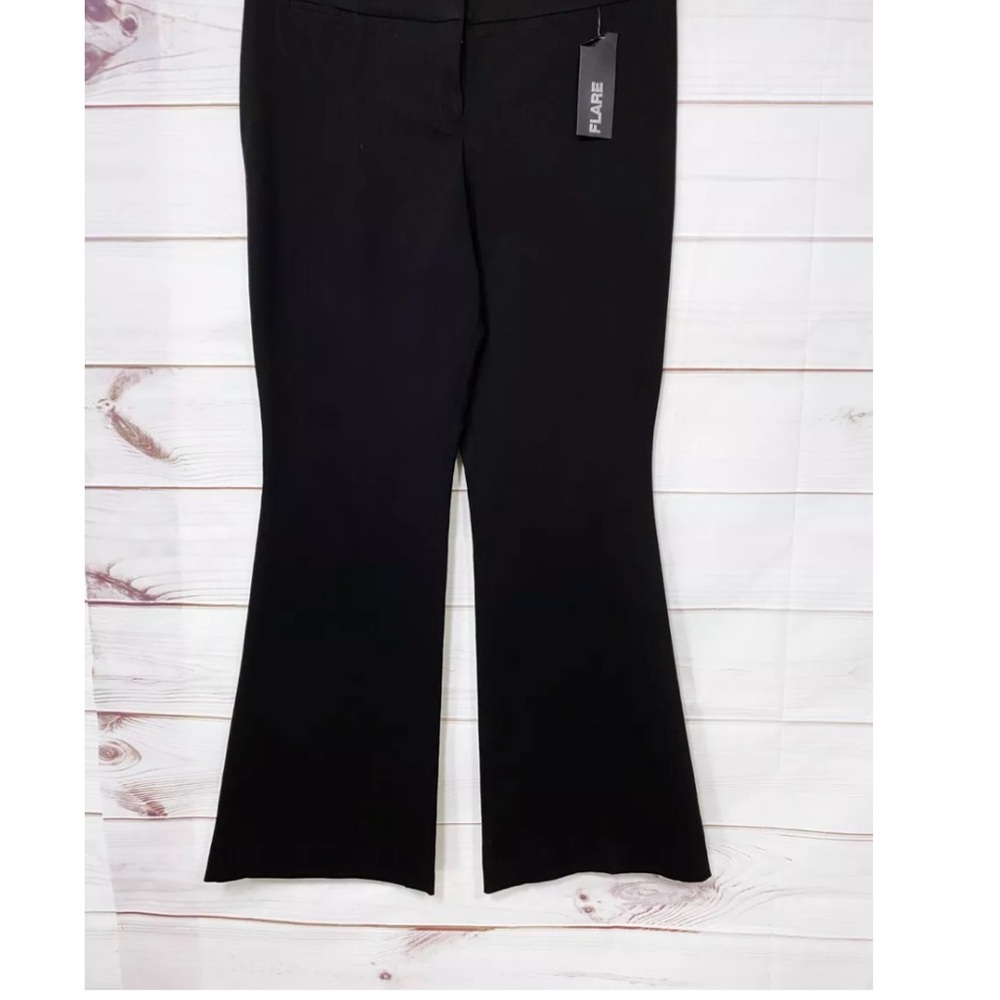 NWT Lane Bryant Classic flair black pants 28p